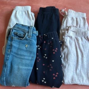 Baby gap pants bundle. Playtime favorites. Jeans are old navy.